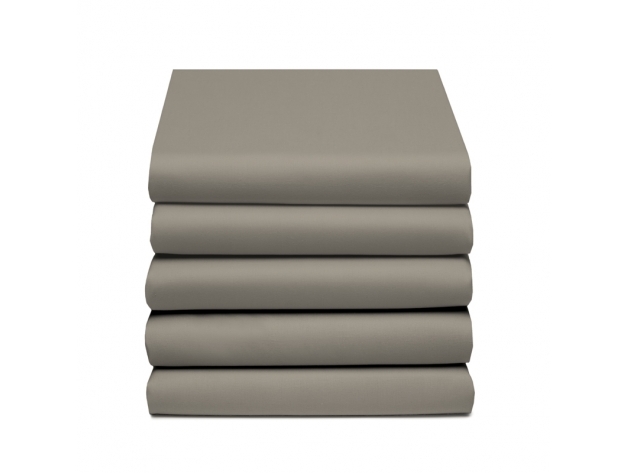 Hoeslaken 90x220 taupe