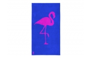 Flamingo strandlaken cobalt.